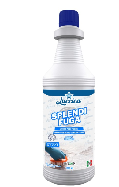 Luccica Splendi Fuga – Koncentruotas Plytelių Siūlių Valiklis (1000 ml)