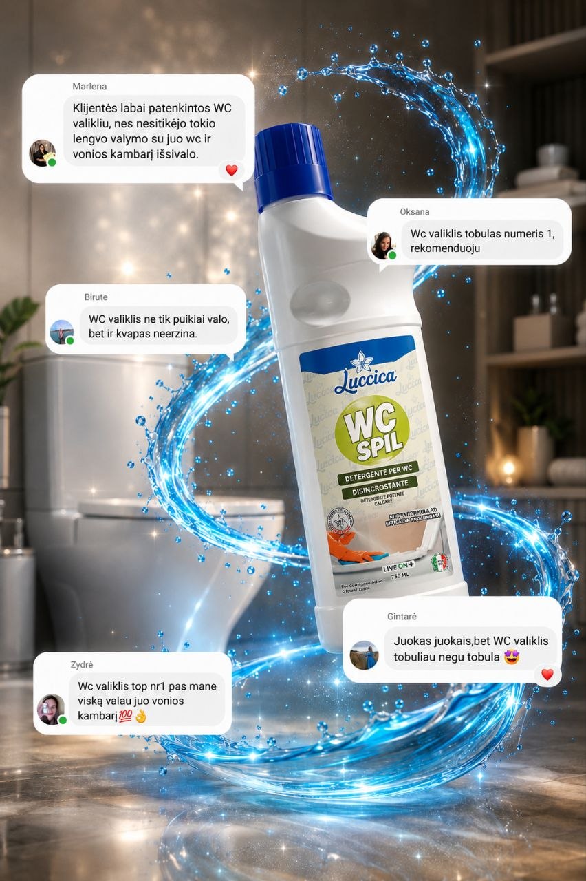 Luccica WC Spil – Tualeto Valiklis 750ml